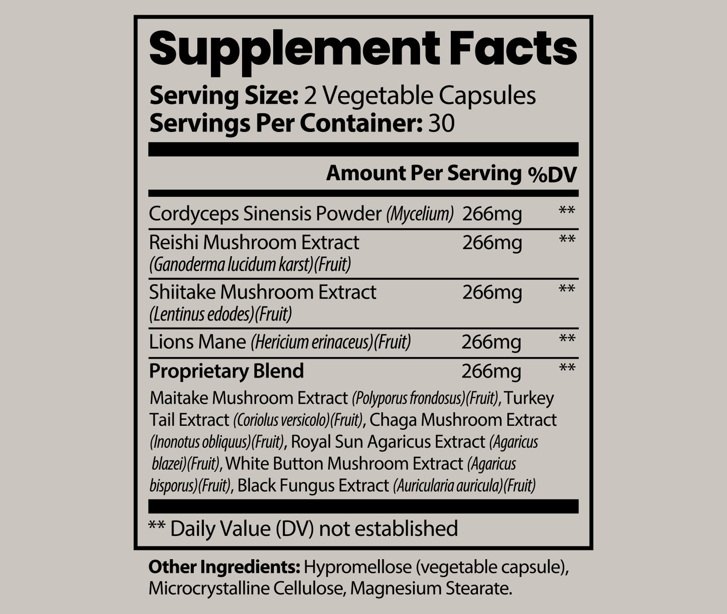 MycoBoost 10 Mushroom Complex | Daily Immune & Brain Support