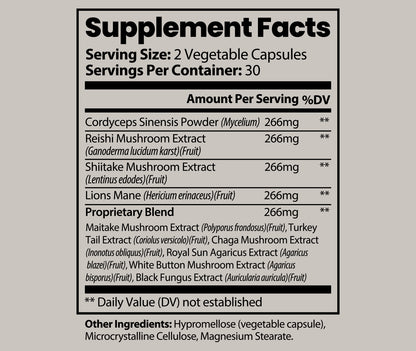 MycoBoost 10 Mushroom Complex | Daily Immune & Brain Support