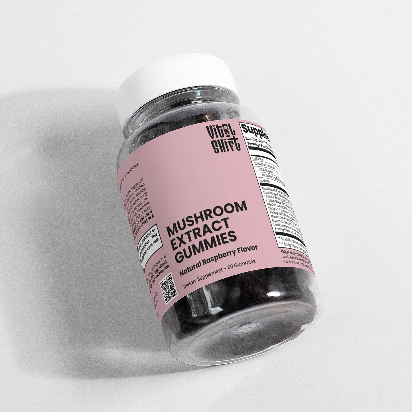 Mushroom Extract Gummies Supplement | 10 Mushroom Blend for Daily
